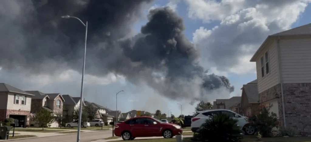 Bacliff Power Plant Fire Destroys Five Cooling Towers